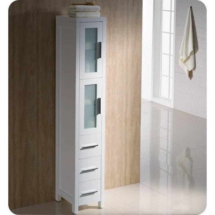 Fresca Torino 68-1/8 Plywood Free Standing Bathroom Linen Tower