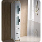 Fresca Torino 68-1/8 Plywood Free Standing Bathroom Linen Tower