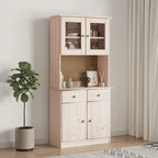 vidaXL Dresser Top ALTA 30.3x11.8x36.2 Solid Wood Pine - 30.3 x 11.8 x 36.2