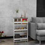 Narrow Rolling Storage Cart with Shelves for Kitchen and Bathroom