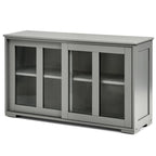 Sideboard Buffet Cupboard Storage Cabinet with Sliding Door - 42 x 13.0 x 24.5 (L x W x H)