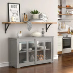 Sideboard Buffet Cupboard Storage Cabinet with Sliding Door - 42 x 13.0 x 24.5 (L x W x H)