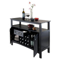 Jasper Buffet Cabinet, Black - 45.75 x 15.75 x 32.13 inches