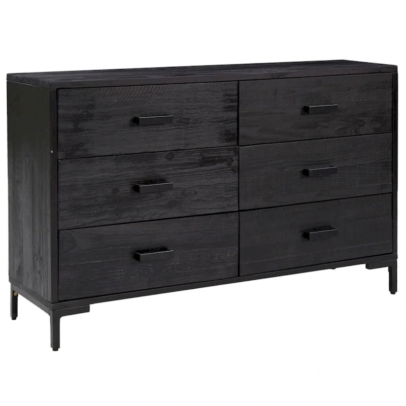 vidaXL Sideboard Coffee Bar Buffet Cabinet Modern with Drawers Solid Wood Pine - 43.3 x 13.8 x 27.6