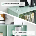 Ivinta 3-Tier Storage Bookcase for Kids, Simple Wood Display Cabinet for Bedroom