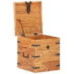vidaXL Chest 15.7x15.7x15.7 Solid Acacia Wood
