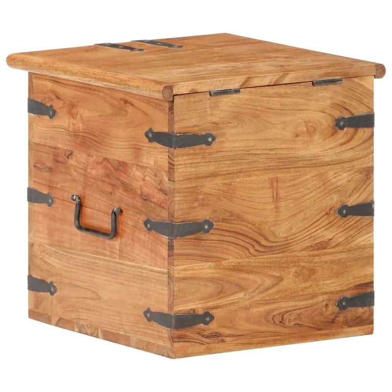vidaXL Chest 15.7x15.7x15.7 Solid Acacia Wood