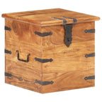 vidaXL Chest 15.7x15.7x15.7 Solid Acacia Wood