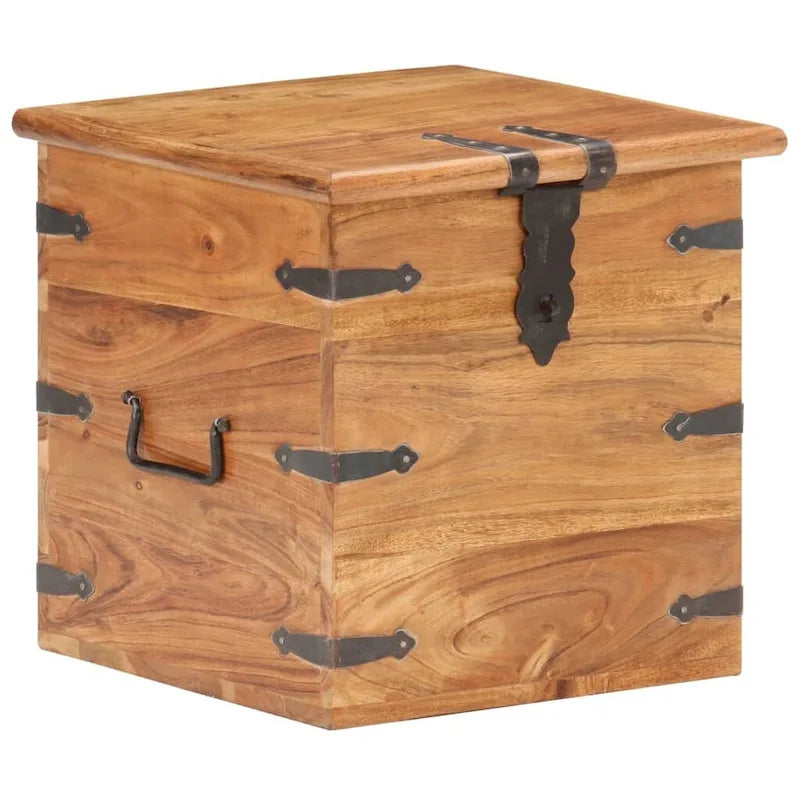 vidaXL Chest 15.7x15.7x15.7 Solid Acacia Wood