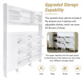 Merax Multifunctional Shoe Cabinet with Storage Shelf & 6 Flip Drawers