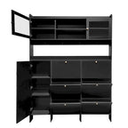 Merax Multifunctional Shoe Cabinet with Storage Shelf & 6 Flip Drawers