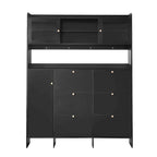 Merax Multifunctional Shoe Cabinet with Storage Shelf & 6 Flip Drawers