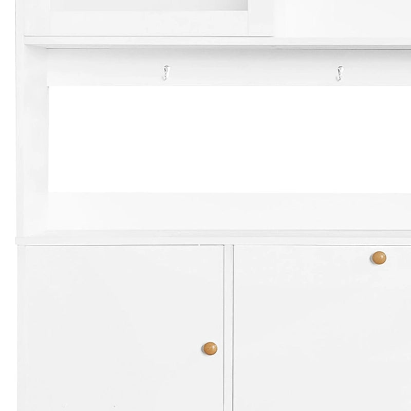 Classic Multifunctional Freestanding Tall Shoe Storage Cabinet