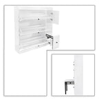 Minimalist Multifunctional Shoe Storage Cabinet with Pull Down Seat