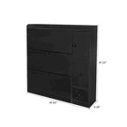 Minimalist Multifunctional Shoe Storage Cabinet with Pull Down Seat