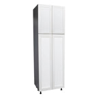 24 x 96 Utility Cabinet-Four Door-Grey - 24 x 96 x 23 3/8