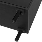 Rattan Cabinet, Sideboard Buffet Cabinet with 2 Doors and 3 Drawers - 44.49Lx15.75Wx31.5H