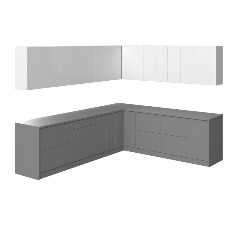 Kitchen Modern Collection Gray Color Base Size 10x8,5Ft Wide - 102x120