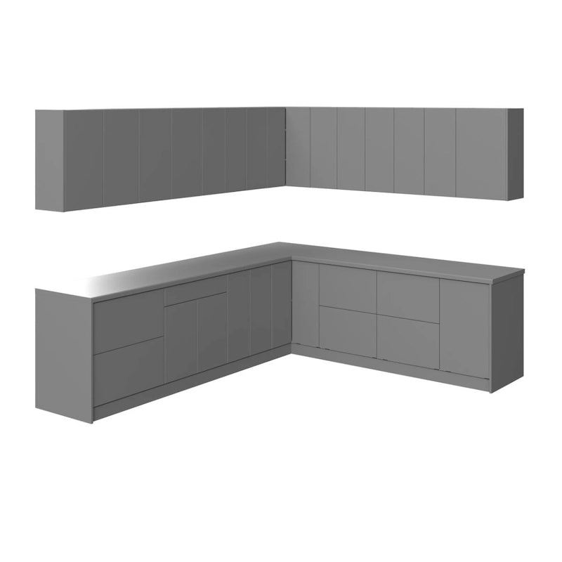 Kitchen Modern Collection Gray Color Base Size 10x8,5Ft Wide - 102x120