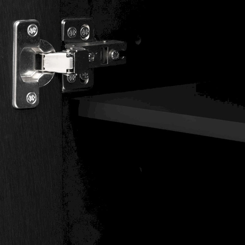 Modern 4 Door Wooden Cabinet, Storage Cabinet for Living Room, Entryway, Hallway - N/A