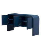 Modern 4 Door Wooden Cabinet, Storage Cabinet for Living Room, Entryway, Hallway - N/A