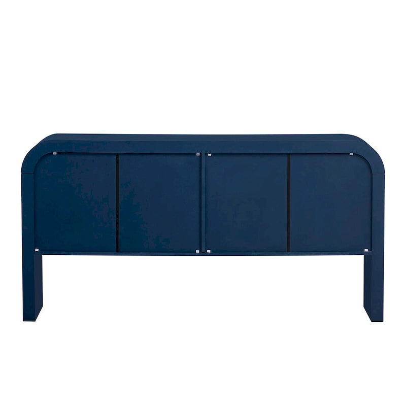 Modern 4 Door Wooden Cabinet, Storage Cabinet for Living Room, Entryway, Hallway - N/A