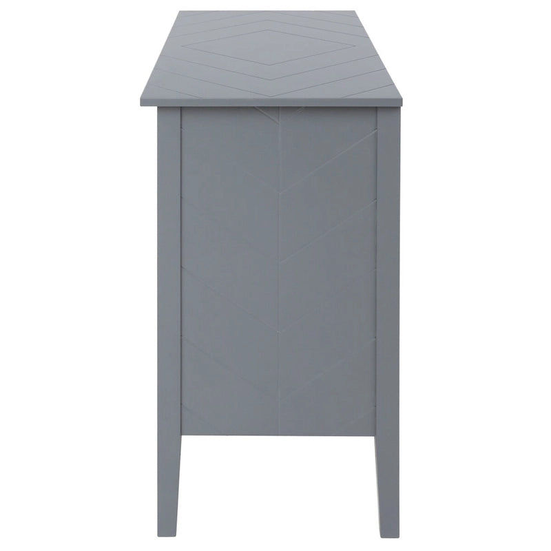 2 Door Wooden Cabinets Gray Wood Cabinet Vintage Style