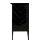 2 Door Wooden Cabinets Gray Wood Cabinet Vintage Style