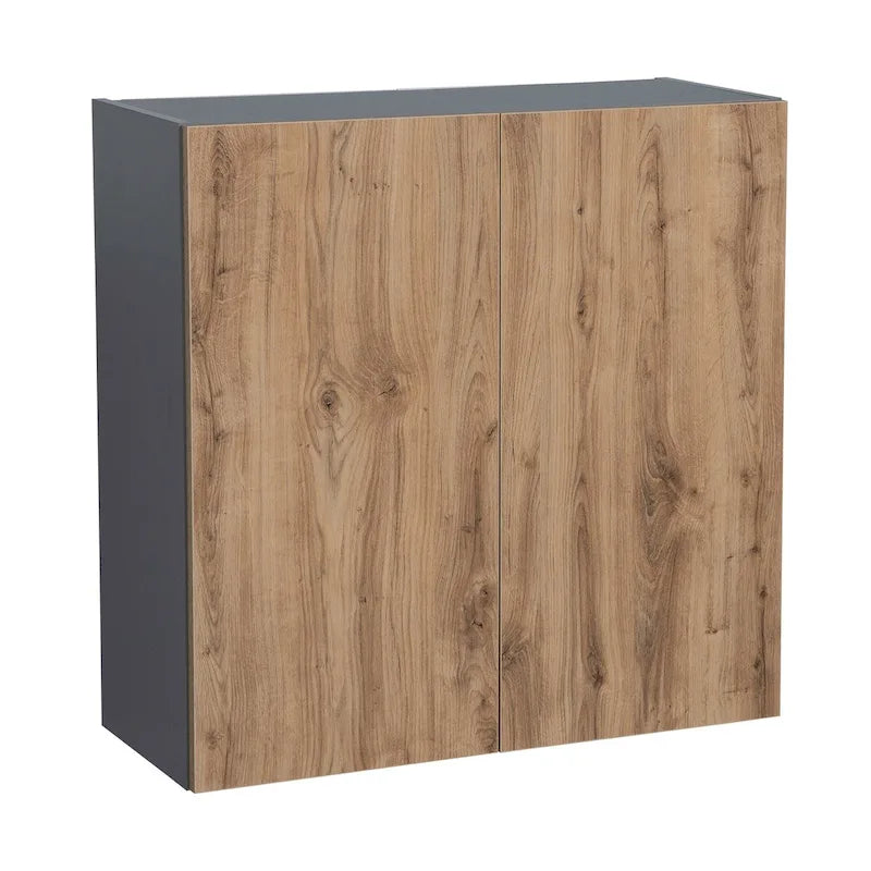 27 x 30 Wall Cabinet-Double Door-Grey - 27 x 30 x 12