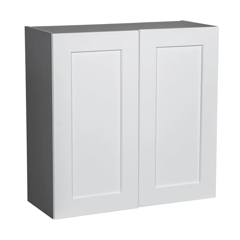 27 x 30 Wall Cabinet-Double Door-Grey - 27 x 30 x 12