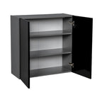 27 x 30 Wall Cabinet-Double Door-Grey - 27 x 30 x 12