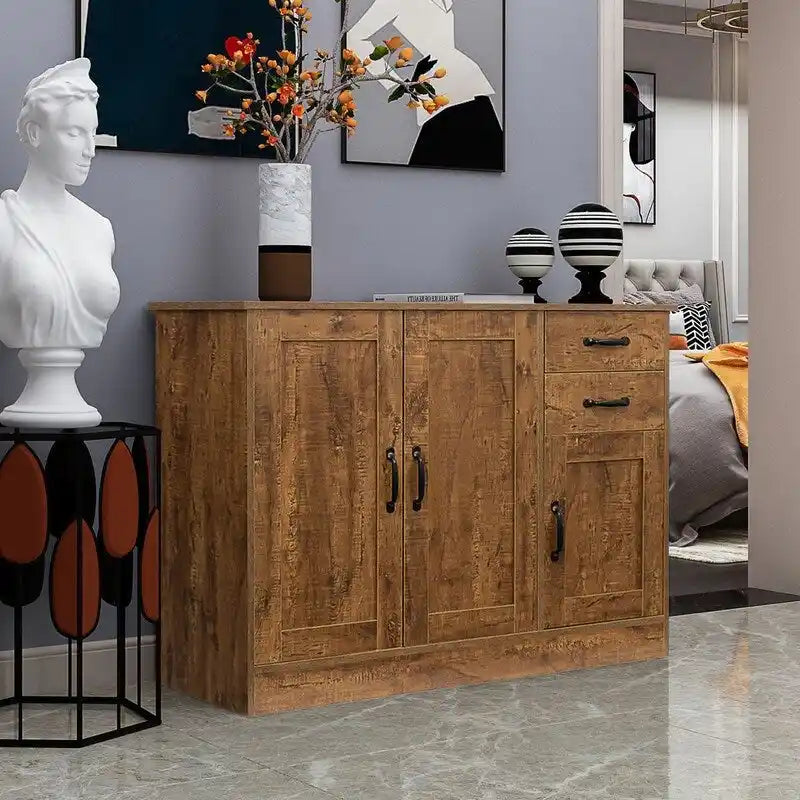 43.31W Sideboard with 2 doors and 1 Storage and 2 drawers - N/A