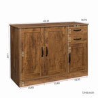 43.31W Sideboard with 2 doors and 1 Storage and 2 drawers - N/A