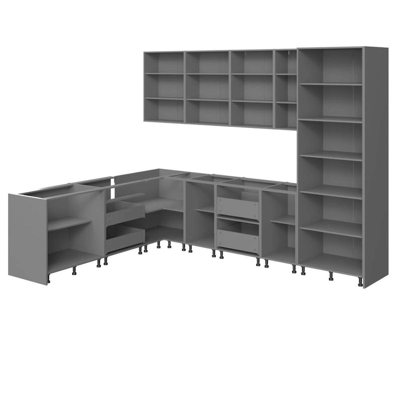 Kitchen Harmony Collection Gray & Black Color Base Size 8x10Ft Wide - 126x96