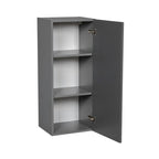 18 x 36 Wall Cabinet-Single Door-Grey - 18 x 36 x 12