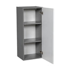 18 x 36 Wall Cabinet-Single Door-Grey - 18 x 36 x 12