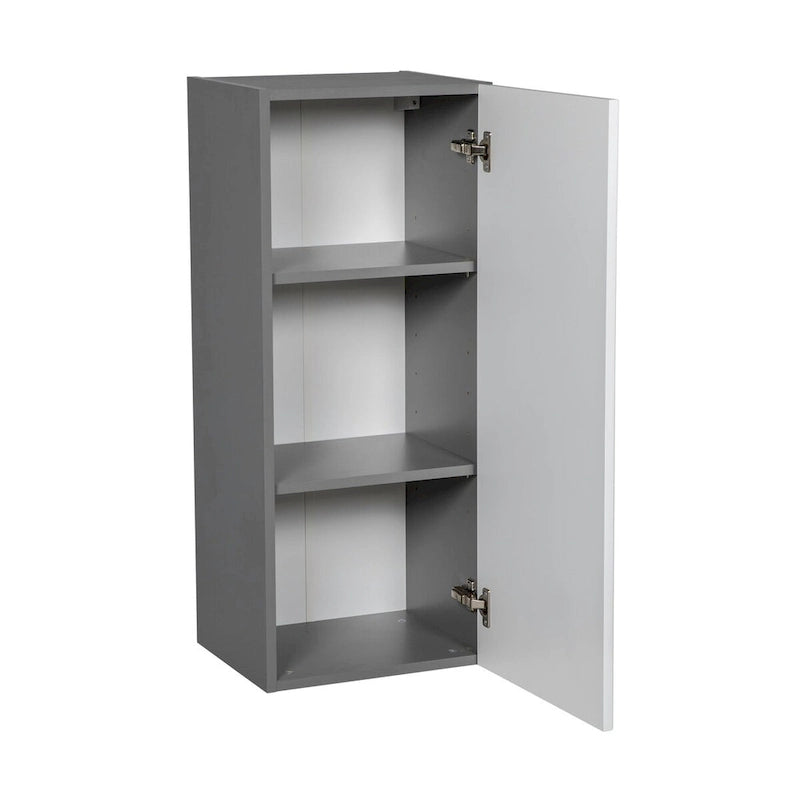 18 x 36 Wall Cabinet-Single Door-Grey - 18 x 36 x 12