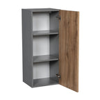 18 x 36 Wall Cabinet-Single Door-Grey - 18 x 36 x 12