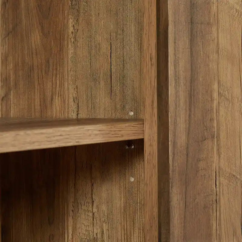 64.96W Rattan Sideboard with 4-Door Storage Cabinet - N/A