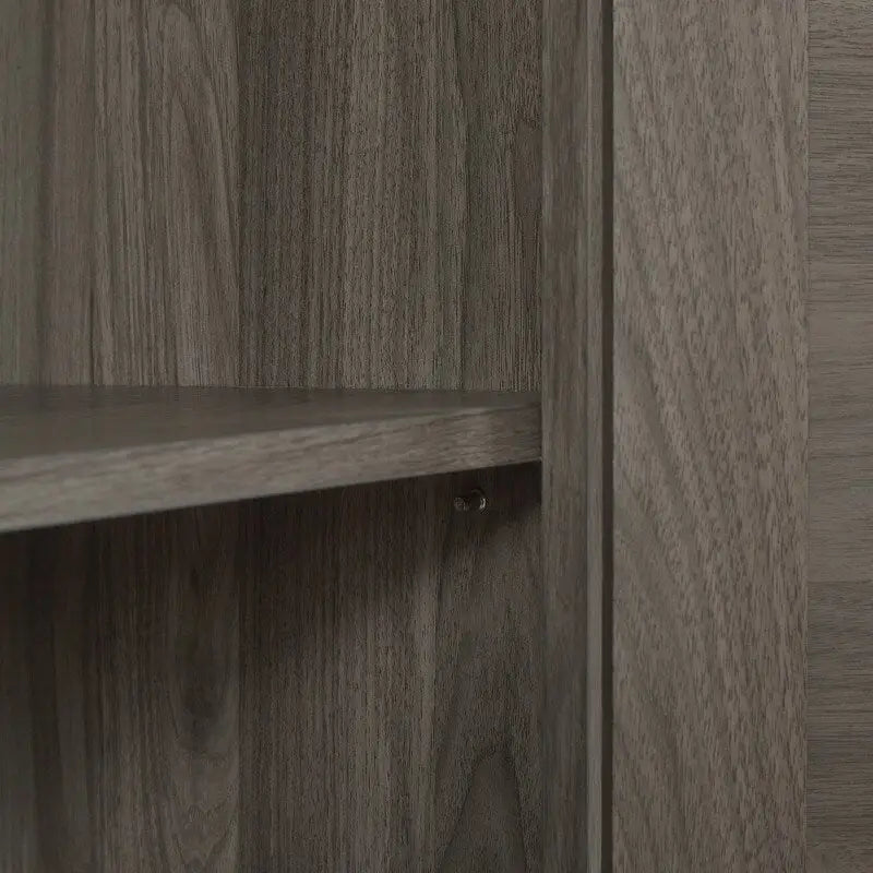 64.96W Rattan Sideboard with 4-Door Storage Cabinet - N/A