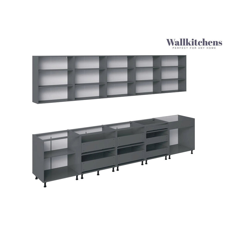 Kitchen Signature Collection White Matte Color Base Size 13Ft Wide - 153x24