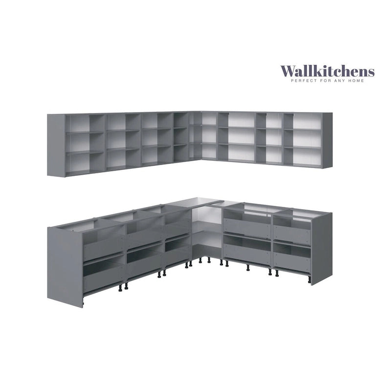 Kitchen Culinary Collection Gray Color Base Size 10Ft Wide - 94x120