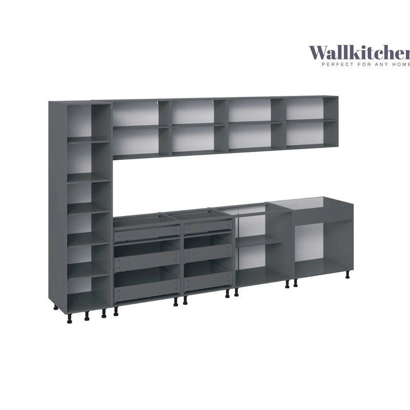 Kitchen Elegant Collection Black Color Base Size 11Ft Wide - 135x24