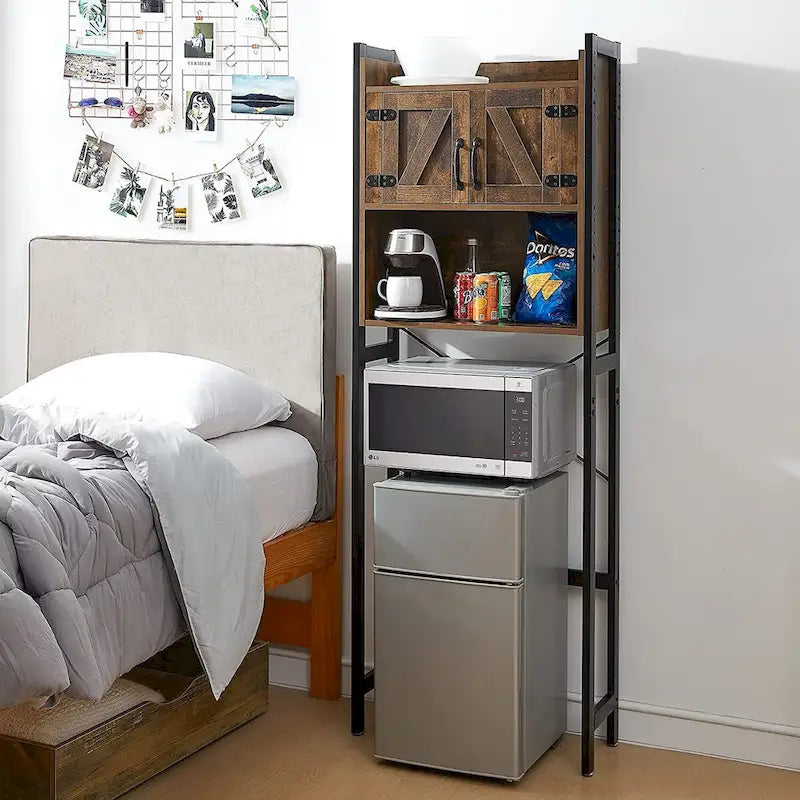 Yak About It Dorm Hutch - Over the Fridge Organizer by DormCo - 23.60L x 9.85D x 74H