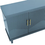 70.07 Wood Storage Cabinet with 4 Doors and Adjustable Shelves