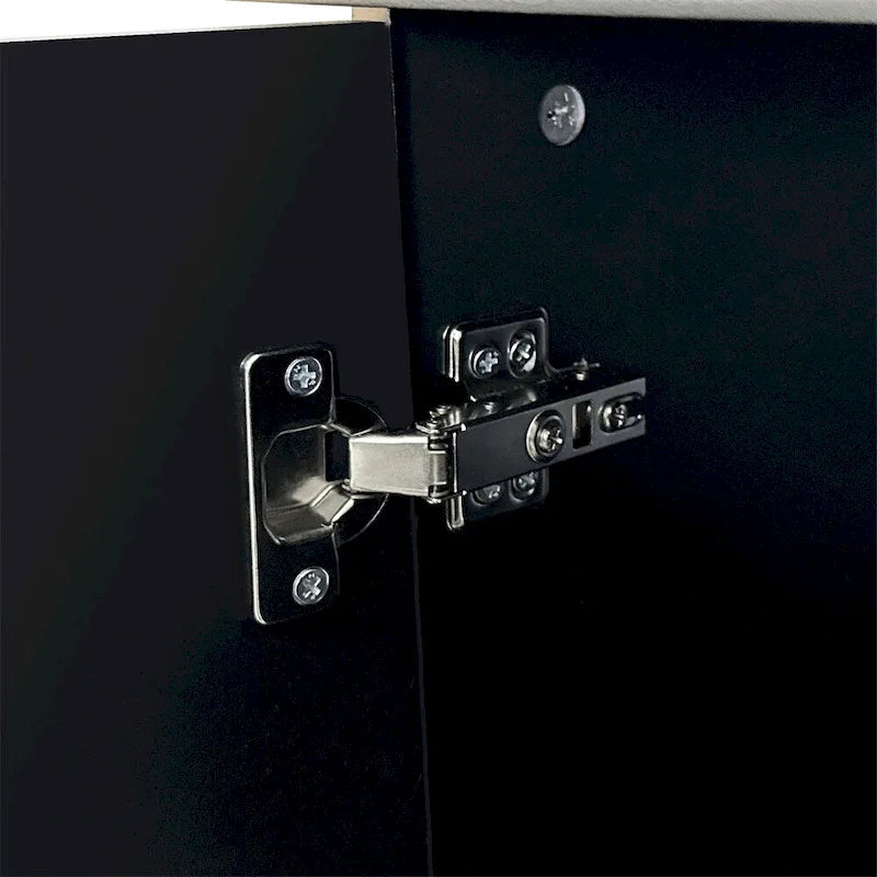 70.07 Wood Storage Cabinet with 4 Doors and Adjustable Shelves