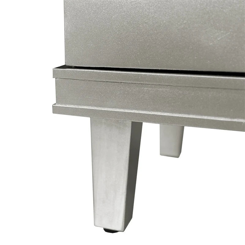 70.07 Wood Storage Cabinet with 4 Doors and Adjustable Shelves