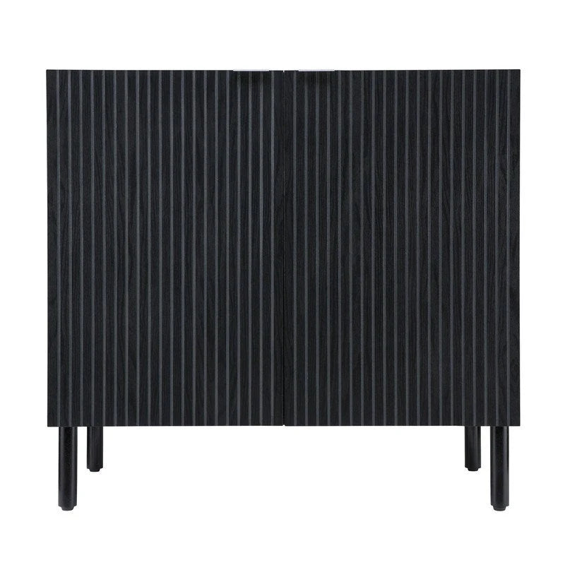 Merk Black Cabinet 2 Door