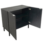 Merk Black Cabinet 2 Door