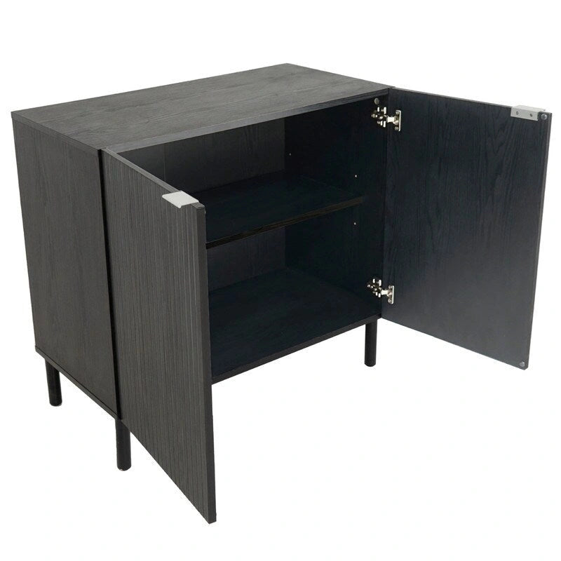 Merk Black Cabinet 2 Door